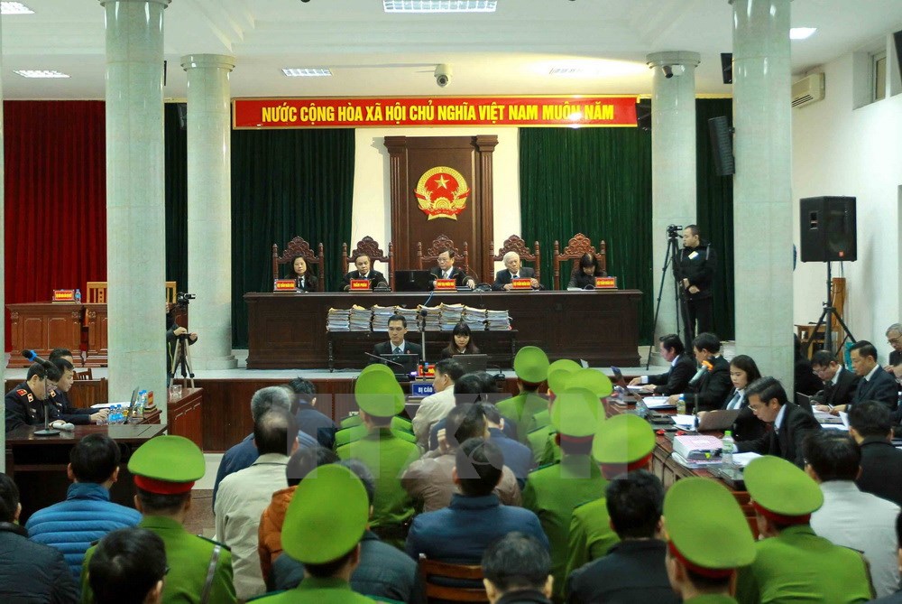 Hình ảnh ngày thứ tư xét xử Trịnh Xuân Thanh và đồng phạm